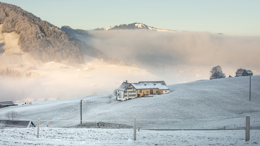 Winterzeit in Appenzell