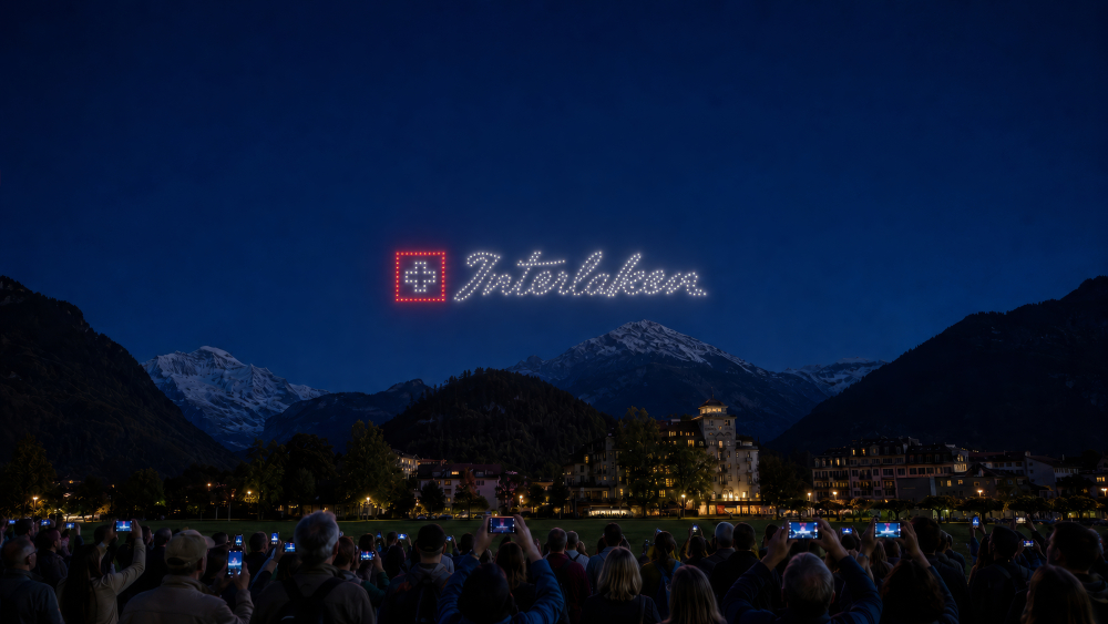 «Interlaken SkyMagic» bringt den Nachthimmel zum Leuchten