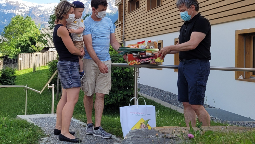 Online-Bestellungen für die Ferienwohnung