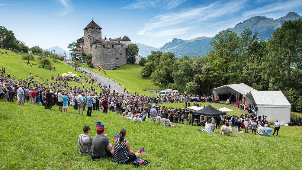 Liechtenstein feiert seinen Geburtstag am 15. August
