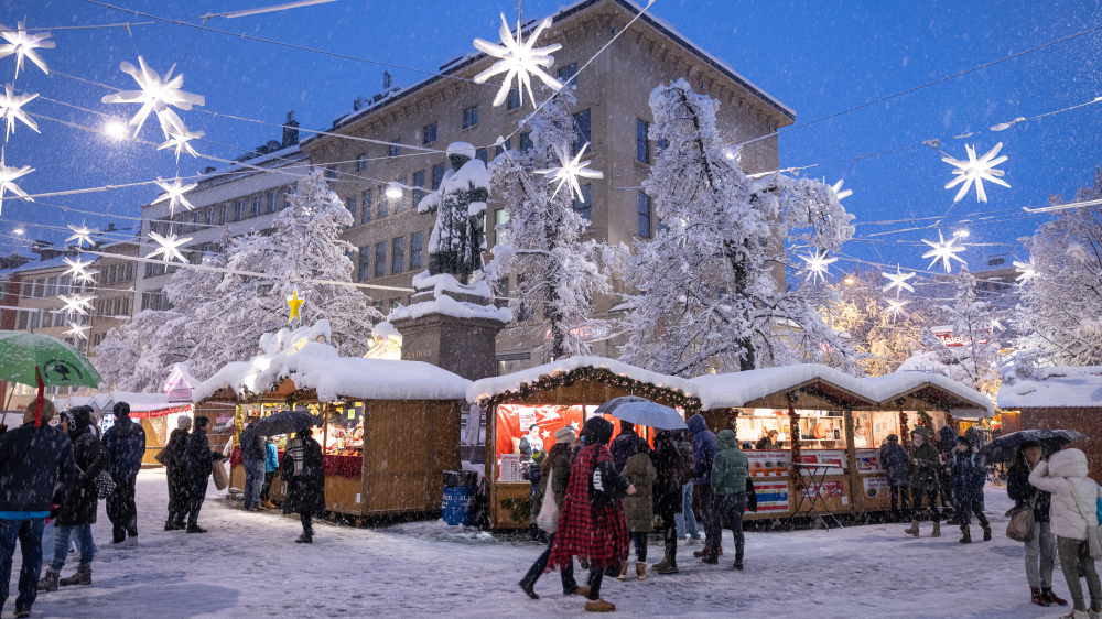 St.Gallen hat mit dem «Sternenmarkt» ein neues Herz des Advents