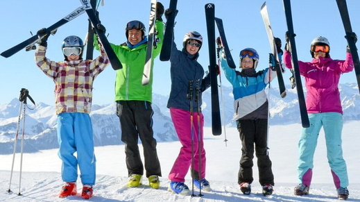 Wo Familien sich Skifahren leisten können