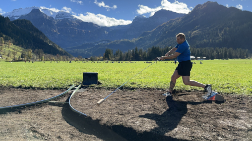Hornusser-Stimmung an der Lenk