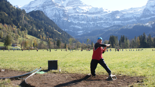 Hornussen an der Lenk