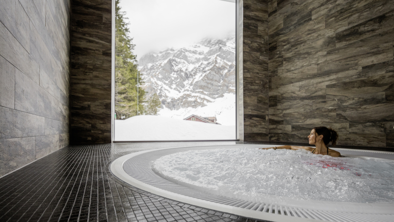 Der Wellnessbereich mit Sauna, Bio-Sauna, Dampfbad und Ruheraum lädt zur Erholung ein