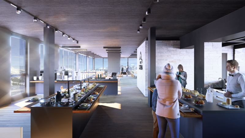 So wird das neue Bergrestaurant aussehen