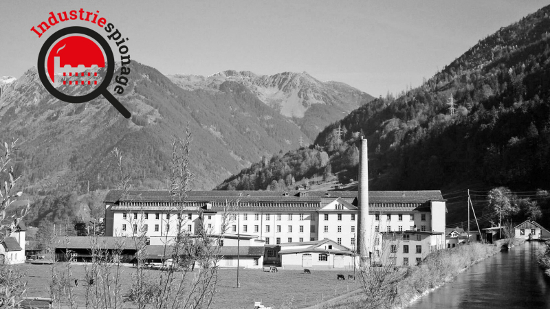  Die Industriespionage trägt die Geschichte der frühen Industrialisierung des Kantons Glarus weiter und  bietet gleichzeitig ein abwechslungsreiches wie aussergewöhnliches Schlechtwetter-, Ferien- und Kulturpro- gramm für Kinder und Erwachsene
