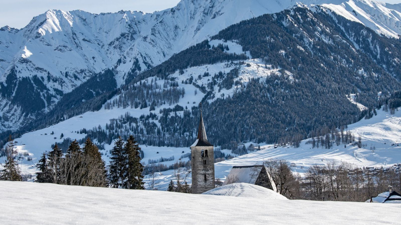 Surselva im Winter